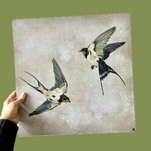 BON CADEAU – Carton toilé 40x40cm