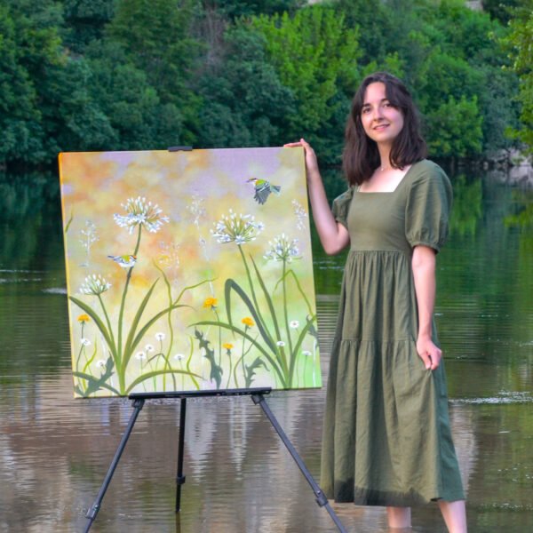 BON CADEAU - Toile sur châssis 80x80cm – Image 2