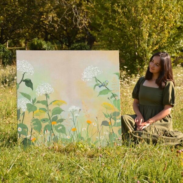 BON CADEAU - Toile sur châssis 100x100cm – Image 2