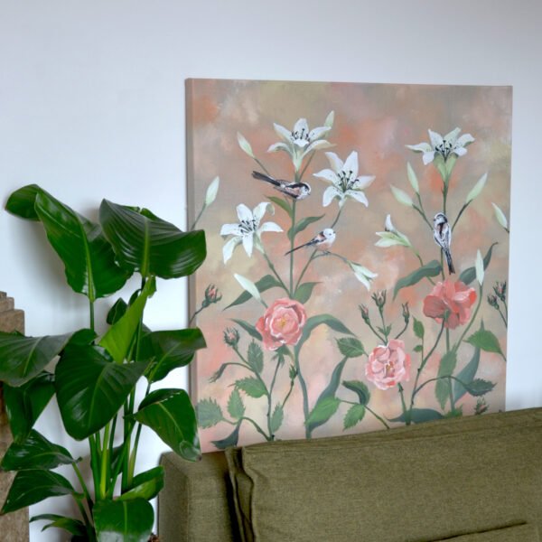 BON CADEAU - Toile sur châssis 80x80cm – Image 3